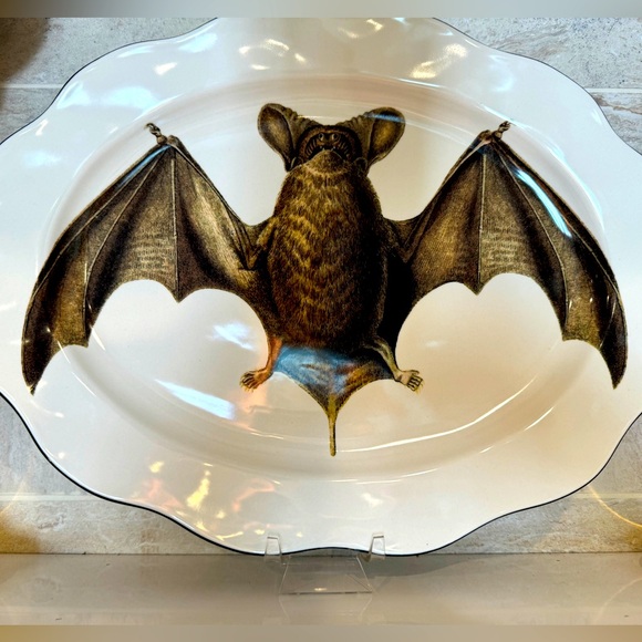 LAST ONE ✨Anthropologie Bat Stoneware Serving Platter - Picture 2 of 6